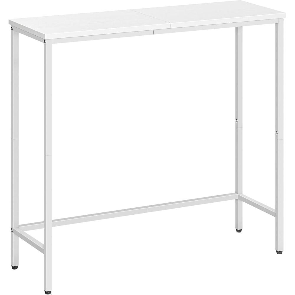 imageHOOBRO Narrow Console Table 295 Small Entryway Table Thin Sofa Table Side Table Display Table for Hallway Bedroom Living Room Foyer White WW75XG01White