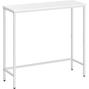 HOOBRO Narrow Console Table, 29.5″ Small Entryway Table, Thin Sofa Table, Side Table, Display Table, for Hallway, Bedroom, Living Room, Foyer, White WW75XG01(White)
