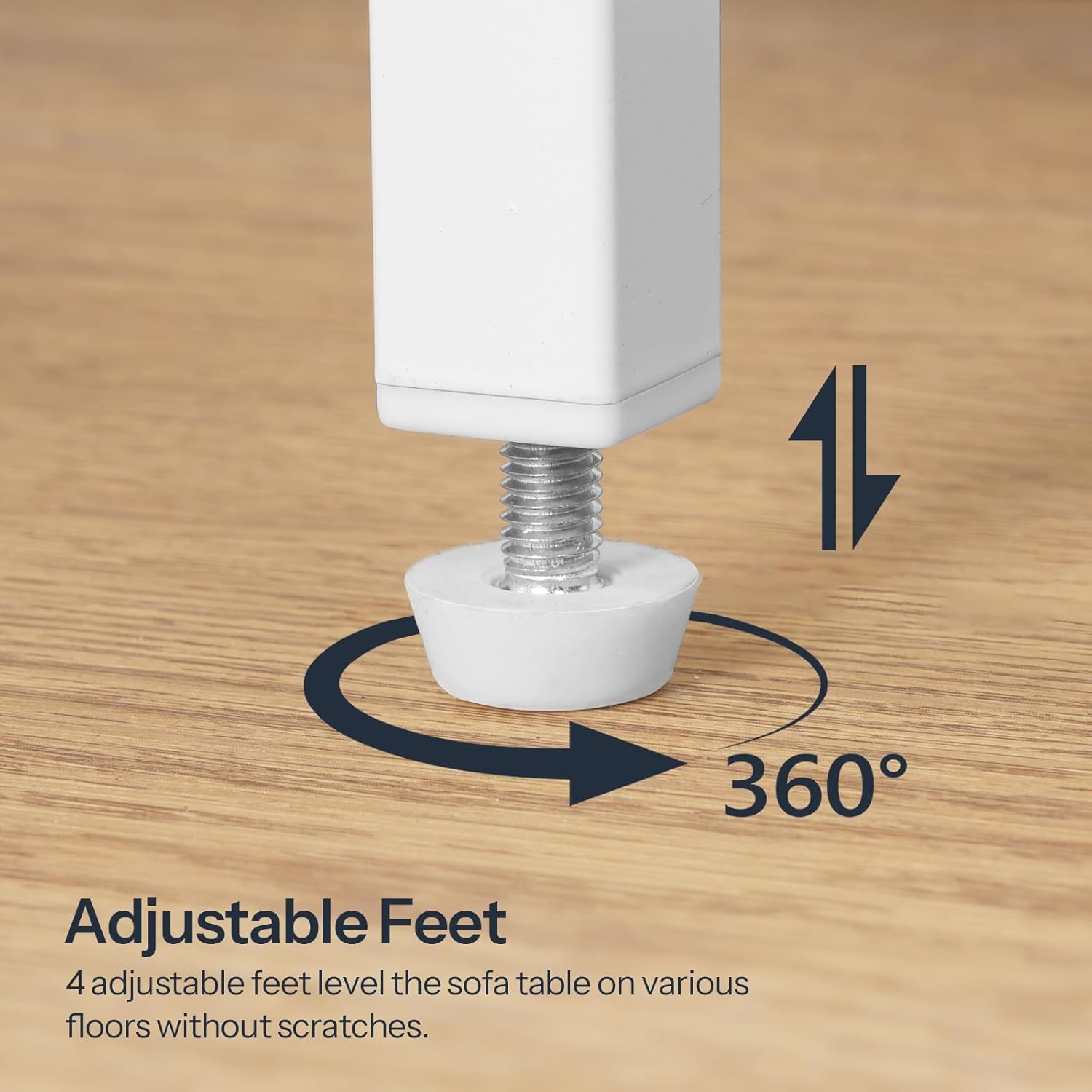 image:imageHOOBRO 295 Narrow Console Table 3 Tier Entryway Table with Shelves Thin Sofa Table Behind Couch Table Display Side Table for Hallway Entrance Living Room White WW73XG01White